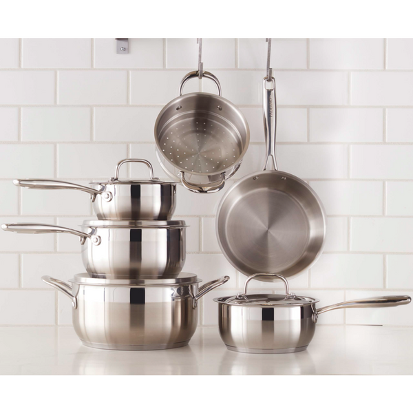 Classic 11-Piece Stainless Steel Cookware Set