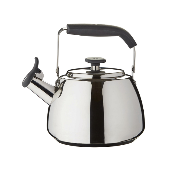 Polished Stainless Steel Stovetop Kettle 