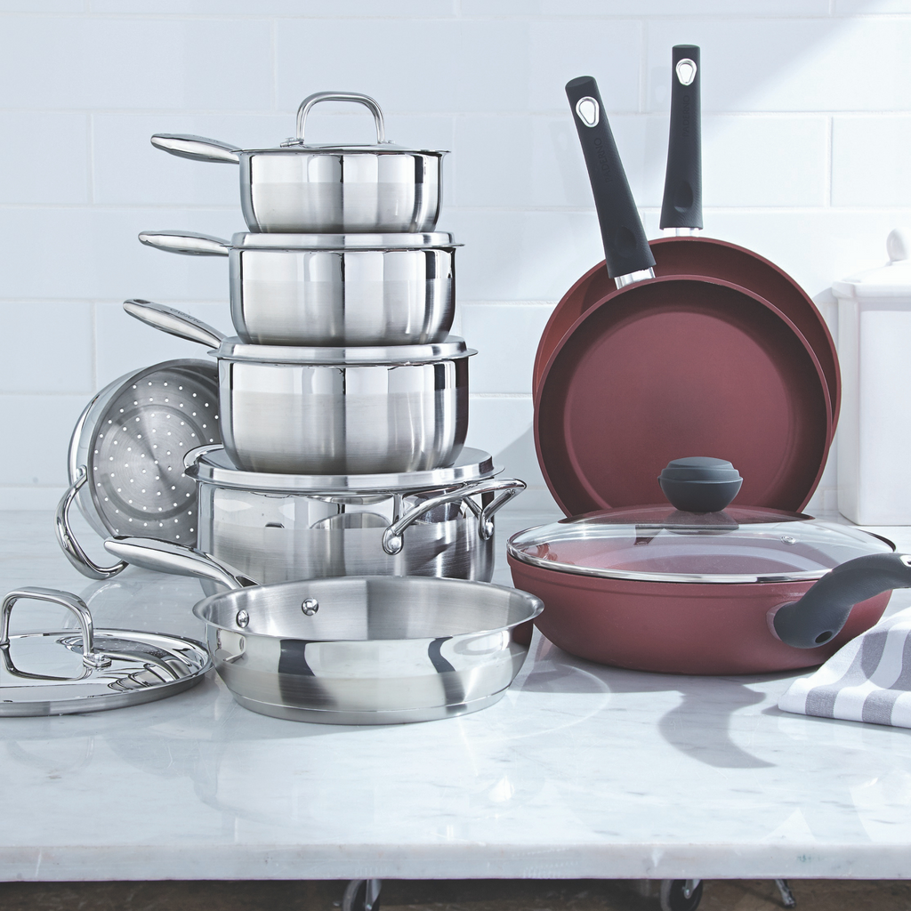Classic 11-Piece Stainless Steel Cookware Set 