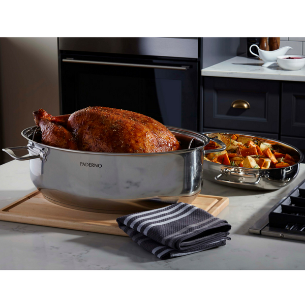 Stainless Steel Multi-Roaster with Removable Rack